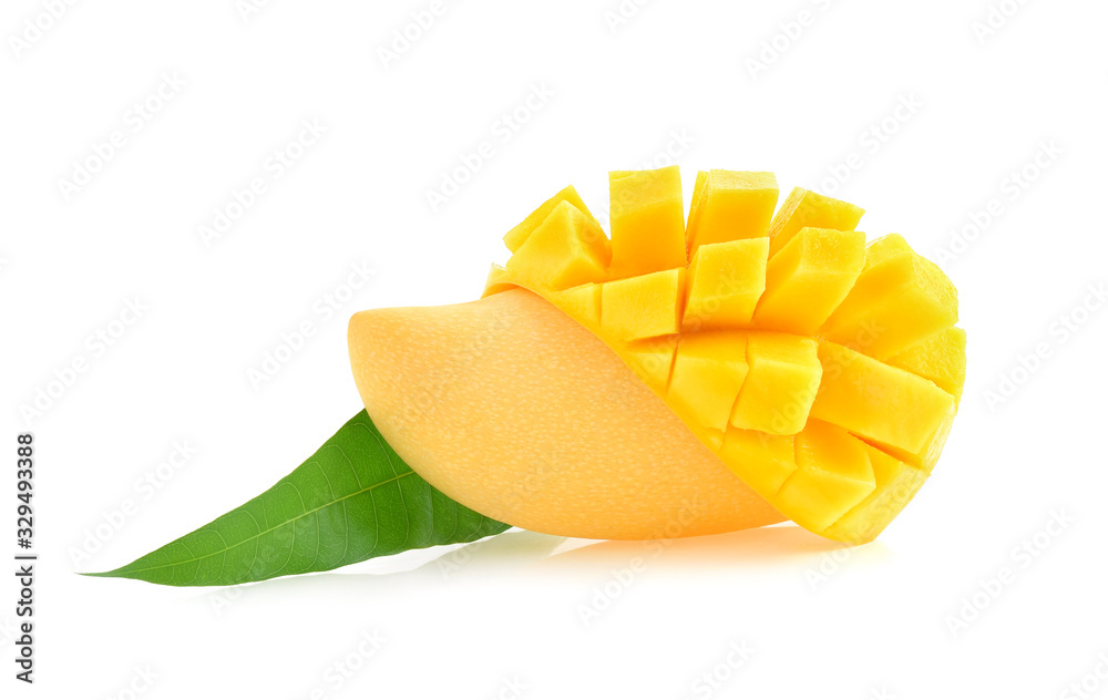 ripe mango isolated on white background ripe mango isolated on white background