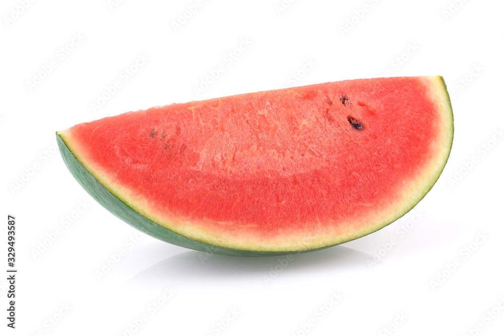 Sliced of watermelon isolated on white background Sliced of watermelon isolated on white background