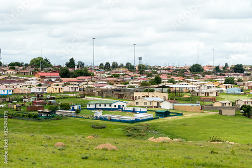 South African rural small town landscape