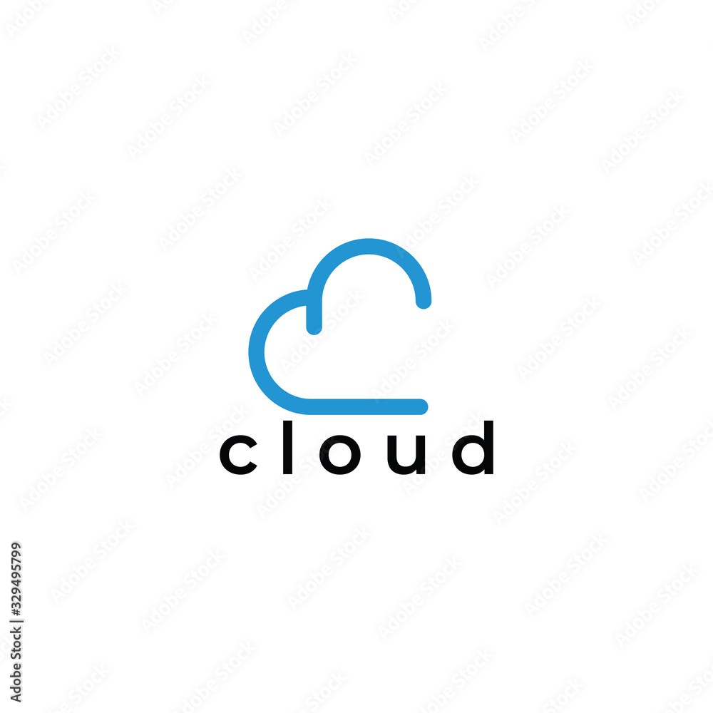 Cloud Logo template. Technology logo template. Business and Consulting logo template. Grow, Arrow, growth bar. Cloud Logo template. Technology logo template. Business and Consulting logo template. Grow, Arrow, growth bar.