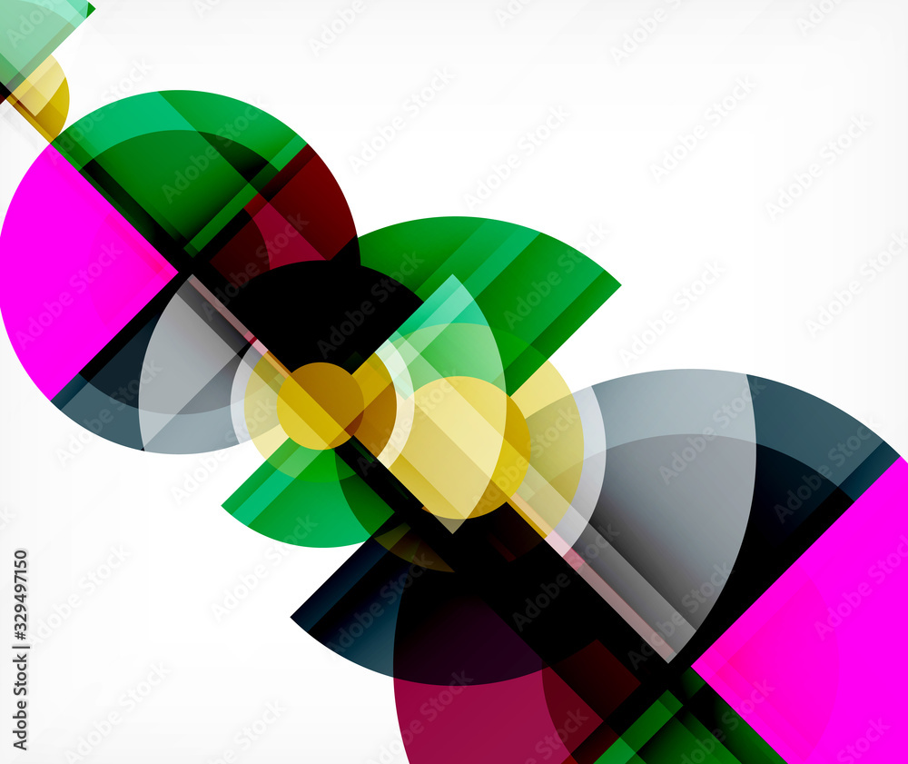 Abstract background, circle and triangle design round shapes overlapping. Geometric trendy template. Vector Illustration For Wallpaper, Banner, Background, Card, Book Illustration, landing page Abstract background, circle and triangle design round shapes overlapping. Geometric trendy template. Vector Illustration For Wallpaper, Banner, Background, Card, Book Illustration, landing page
