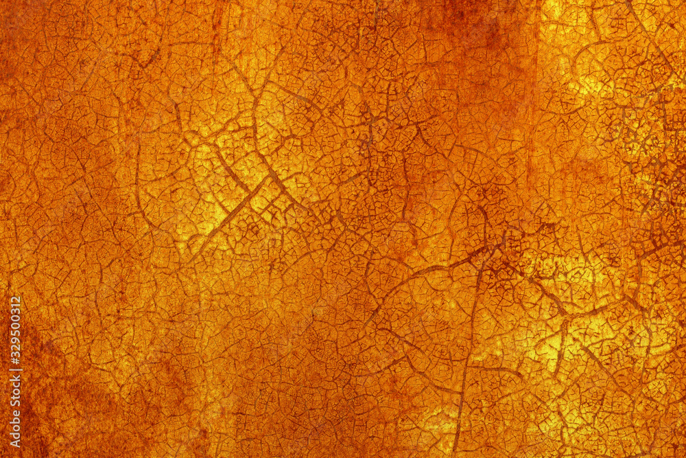 Rusty metal with cracks, scuffs, scratches, peeling paint. Abstract modern red rusty texture background