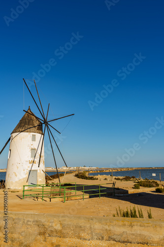 Windmill in San Pedro del Pinatar, Spain