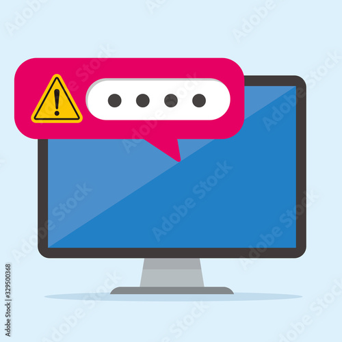 secure flat icon illustration vector 