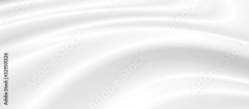 White cosmetic cream background with copy space