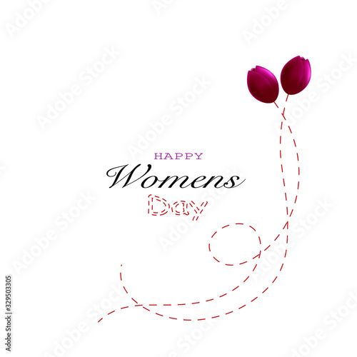  Postcard. Illustration is for Women's Day.