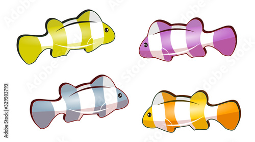 Poisson 4 couleurs