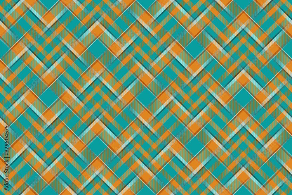 Tartan scotland seamless plaid pattern vector. Retro background fabric. Vintage check color square geometric texture.