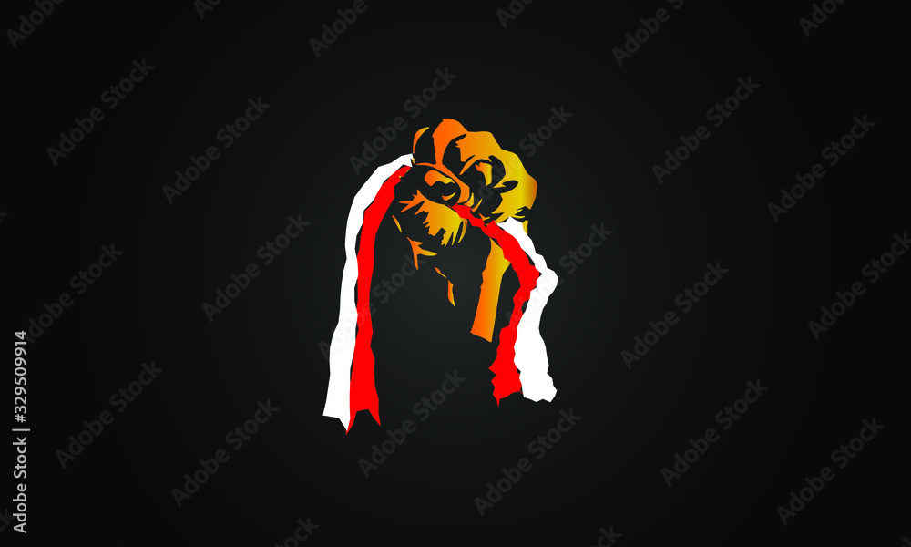 Poland Flag Holding In Hand Man Stock Illustration Poland Flag Holding In Hand Man Stock Illustration