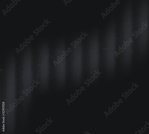 Black premium modern background abstract cloth or liquid waves illustration of wavy folds of silk texture satin or velvet material or gray luxurious background or wallpaper design of elegant curves. 