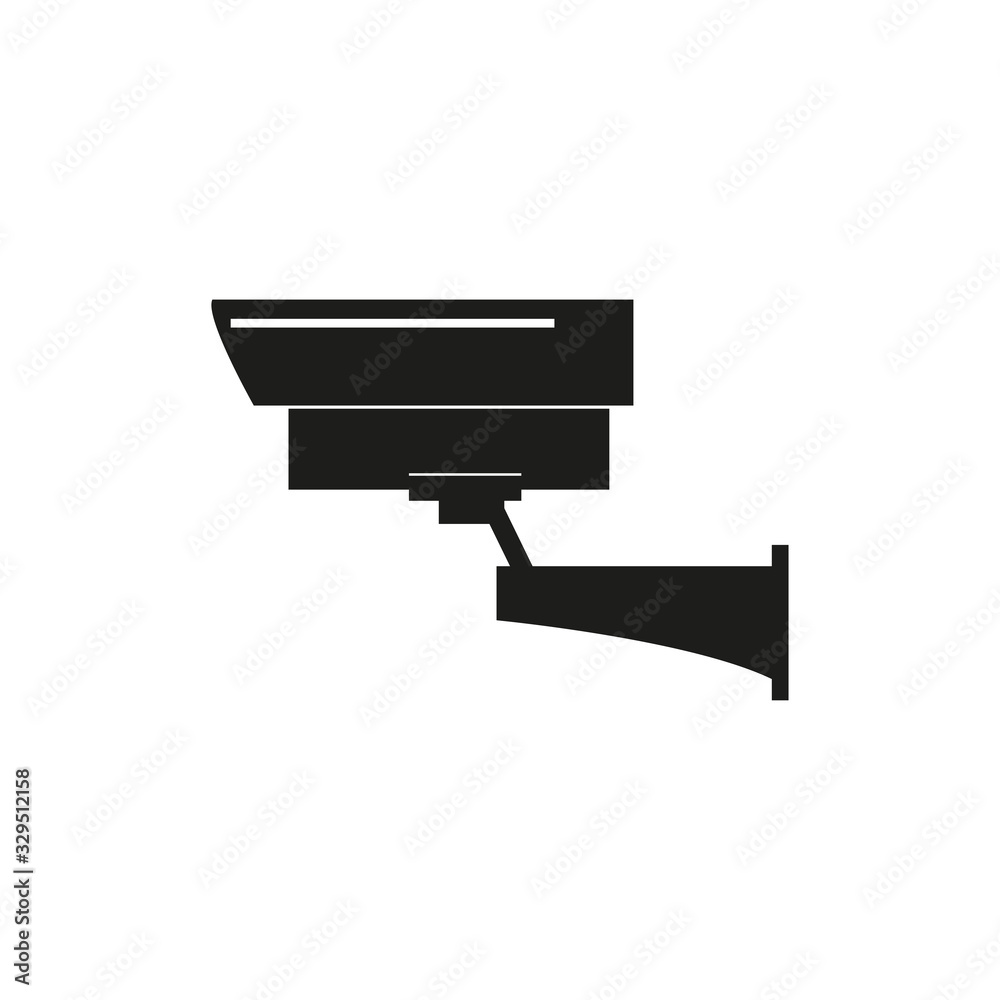 Security camera icon. Simple vector illustration Security camera icon. Simple vector illustration