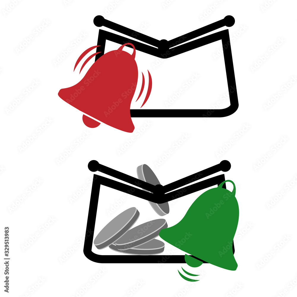 Simple business and finance vector icon. Classic wallet for storing ...