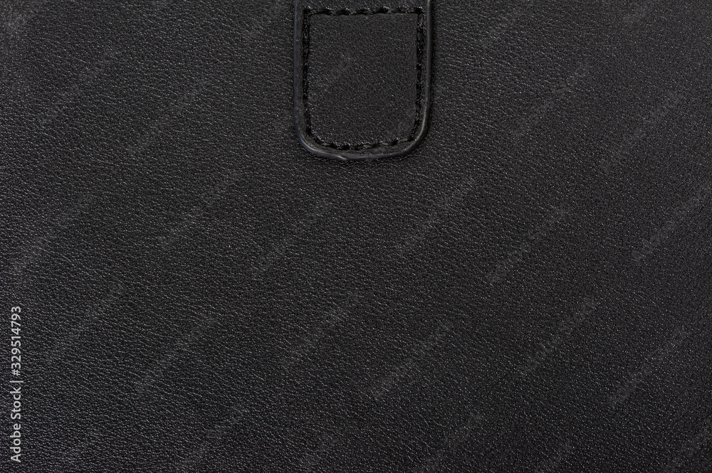 Black artificial leather texture