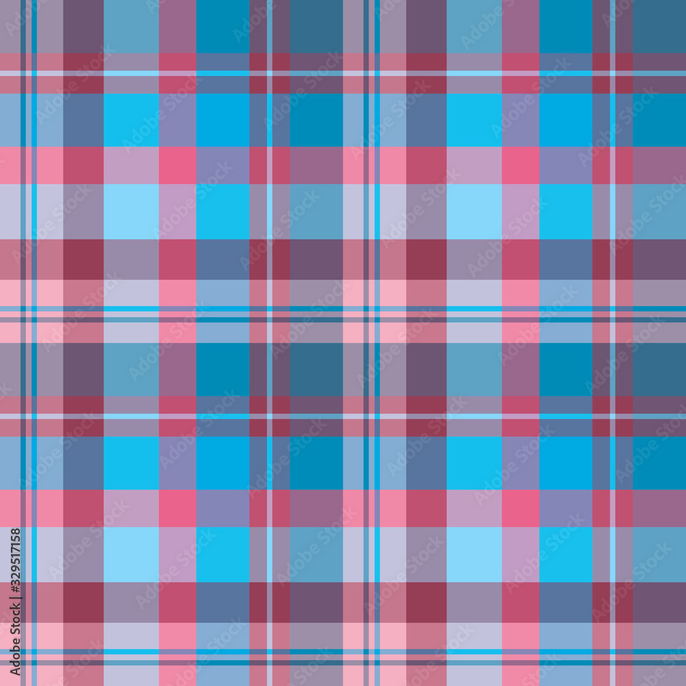 Seamless pattern in great pink and blue colors for plaid, fabric, textile, clothes, tablecloth and other things. Vector image. Seamless pattern in great pink and blue colors for plaid, fabric, textile, clothes, tablecloth and other things. Vector image.