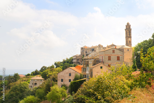 Casinca village at French Corse