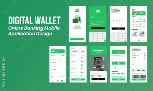 Digital Wallet - Online Banking Mobile Application Design