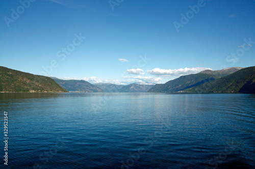 Fjord view Sognefjord Norway