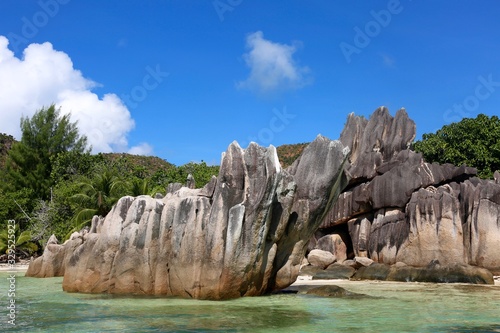 rochers des Seychelles