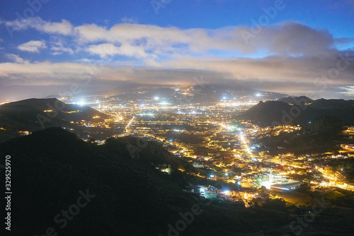 night on the island of Tenerife