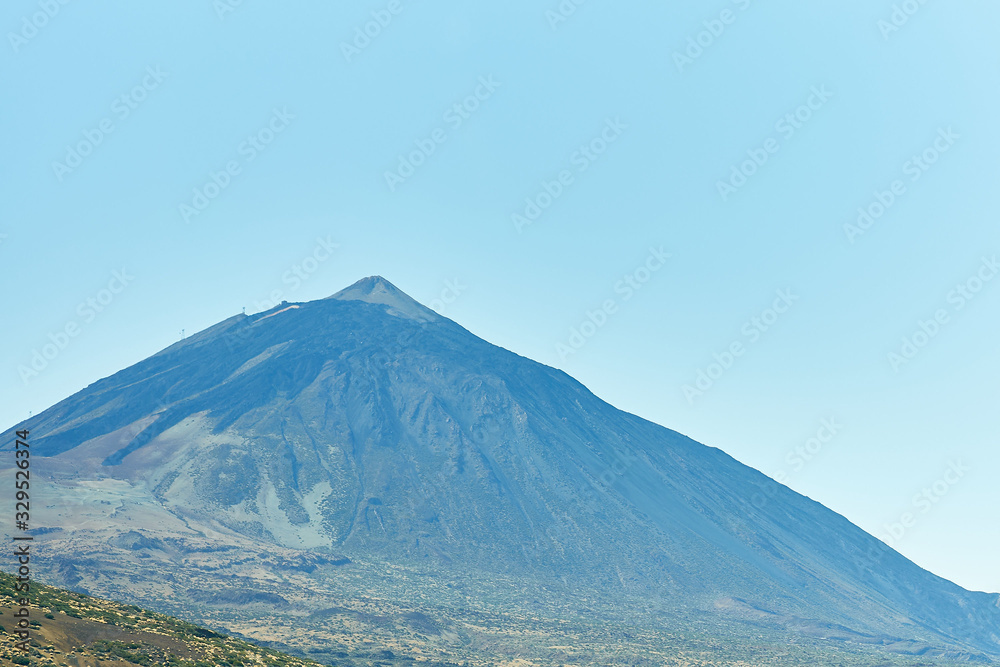 clouds on the volcano Teide Tenerife