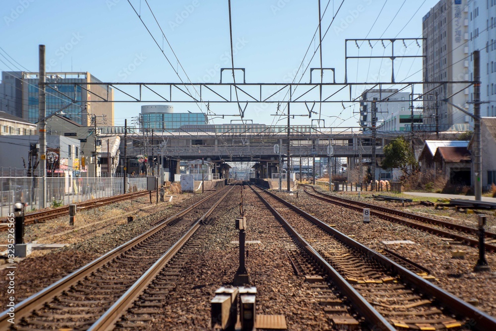 線路と駅