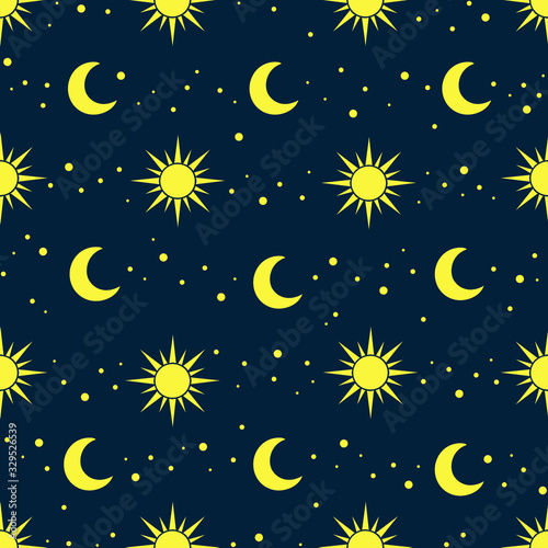 sun & moon pattern