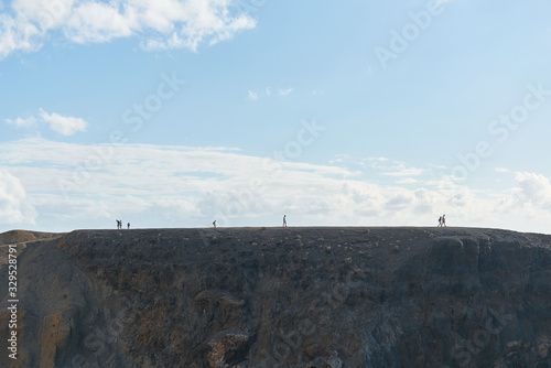 people on the mountain