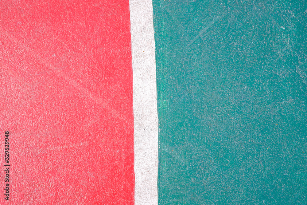 Fototapeta premium Basketball Court Background, floor of basketball with marking lines