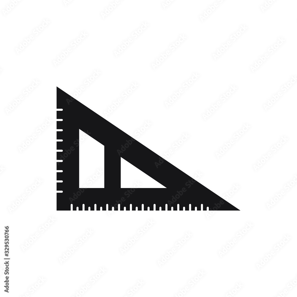 Ruler icon design. vector illustration Ruler icon design. vector illustration