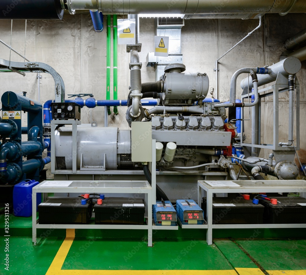 diesel generator in the basement diesel generator in the basement