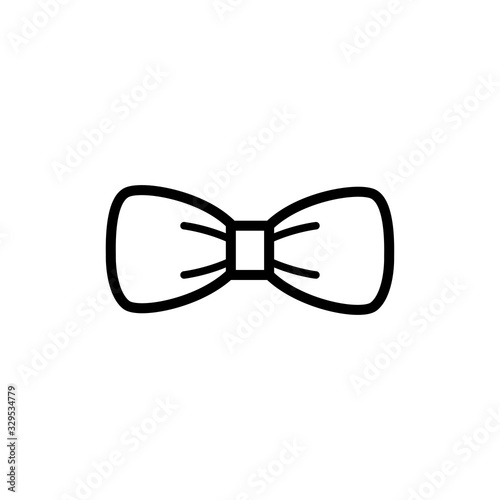 bow tie - fashion icon vector design template