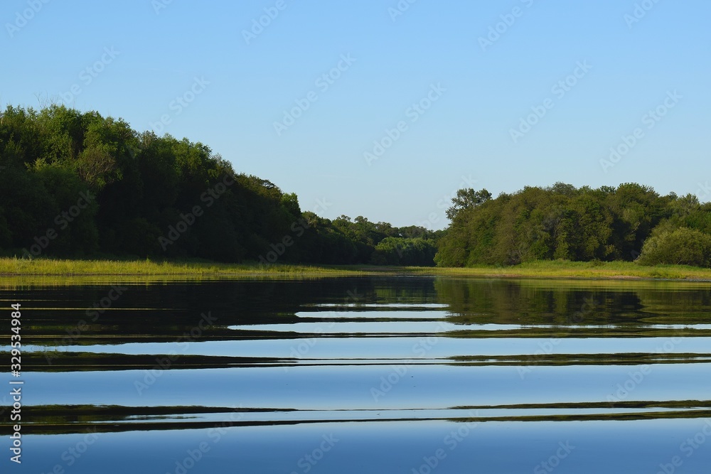 Obraz premium boat on the lake