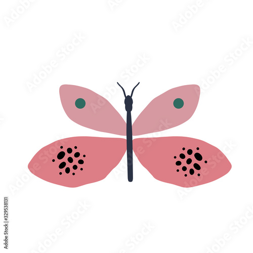 Cute cartoon animal vector illustration. Abstract icon for baby posters, art prints, fashion apparel or stickers.