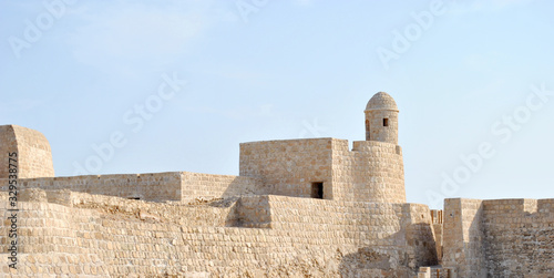 Bahrain National Fort view at Sunny day