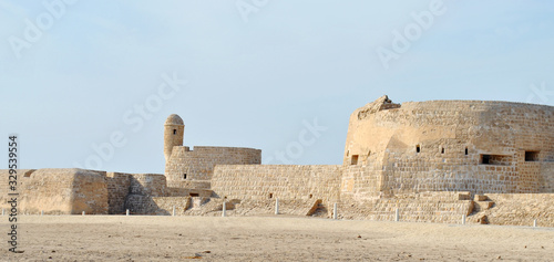 Bahrain National Fort view at Sunny day