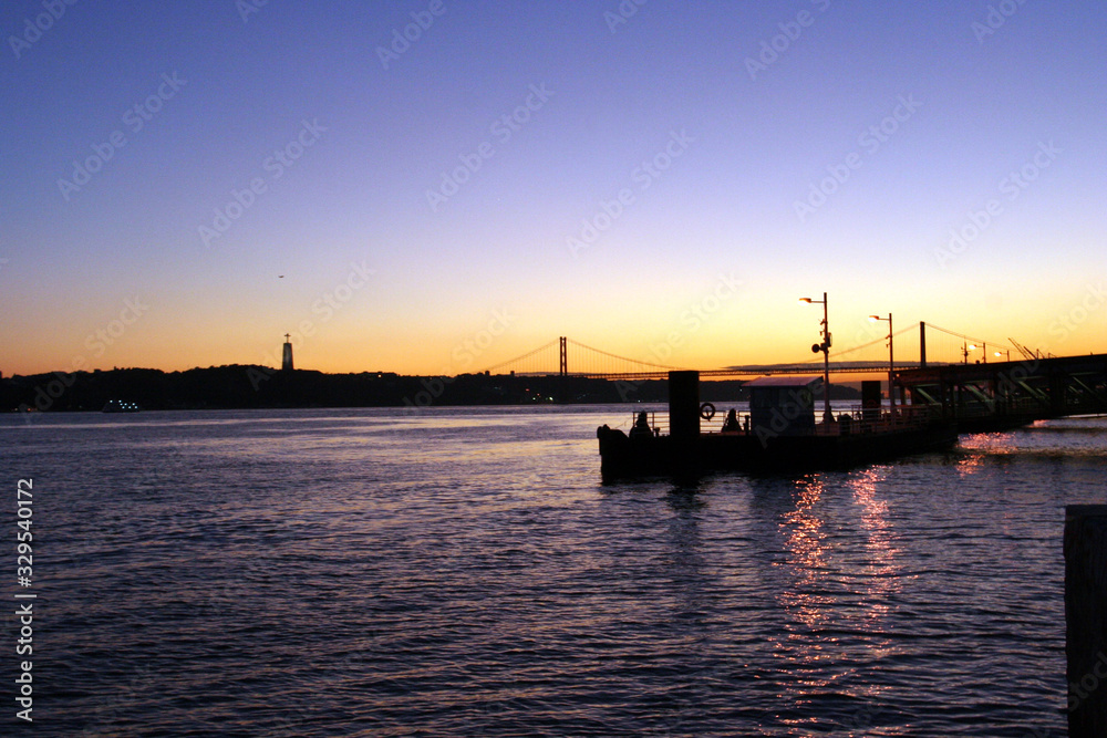 sunset at pier sunset at pier