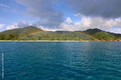 arc-en-ciel aux Seychelles