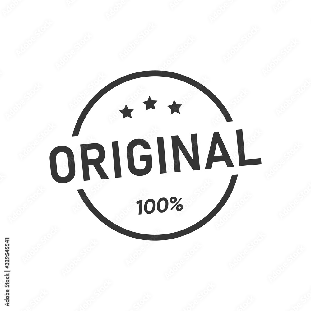 Original stamp icon vector design Original stamp icon vector design