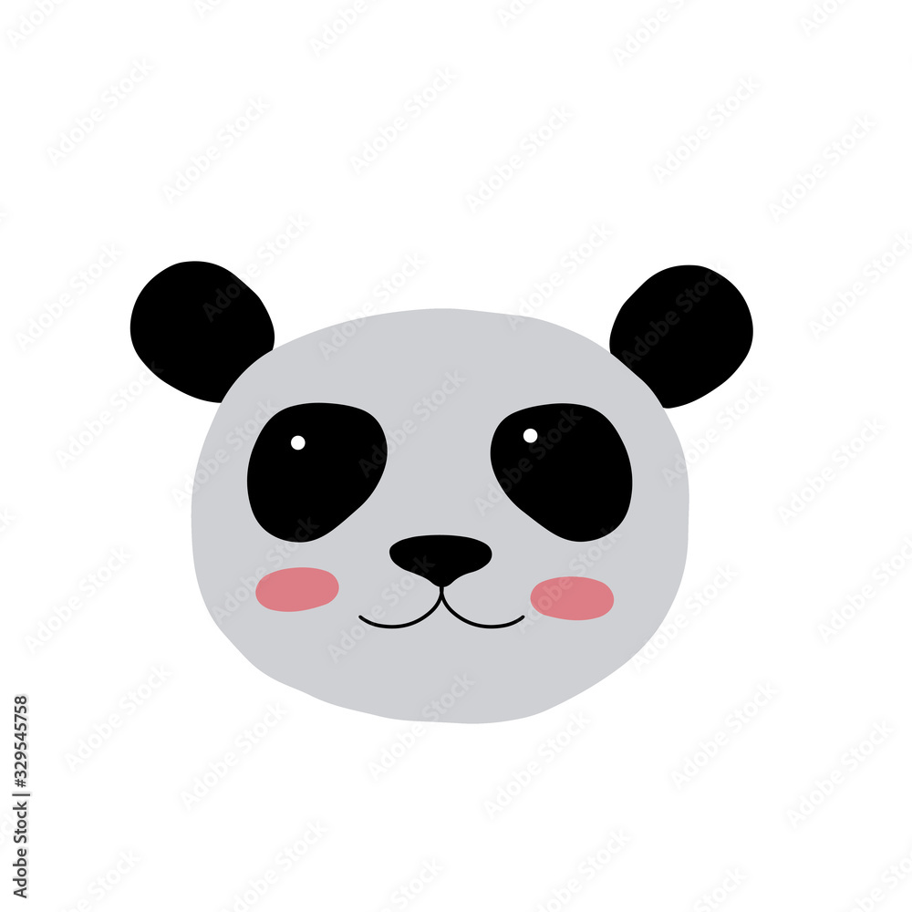 Cute cartoon animal vector illustration. Abstract icon for baby posters, art prints, fashion apparel or stickers. Cute cartoon animal vector illustration. Abstract icon for baby posters, art prints, fashion apparel or stickers.