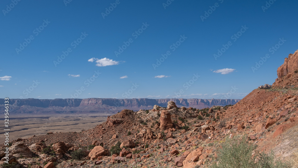 red Canyon in Arizona, and mountains