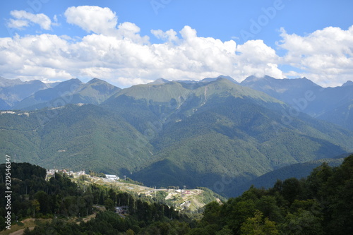 view of mountains