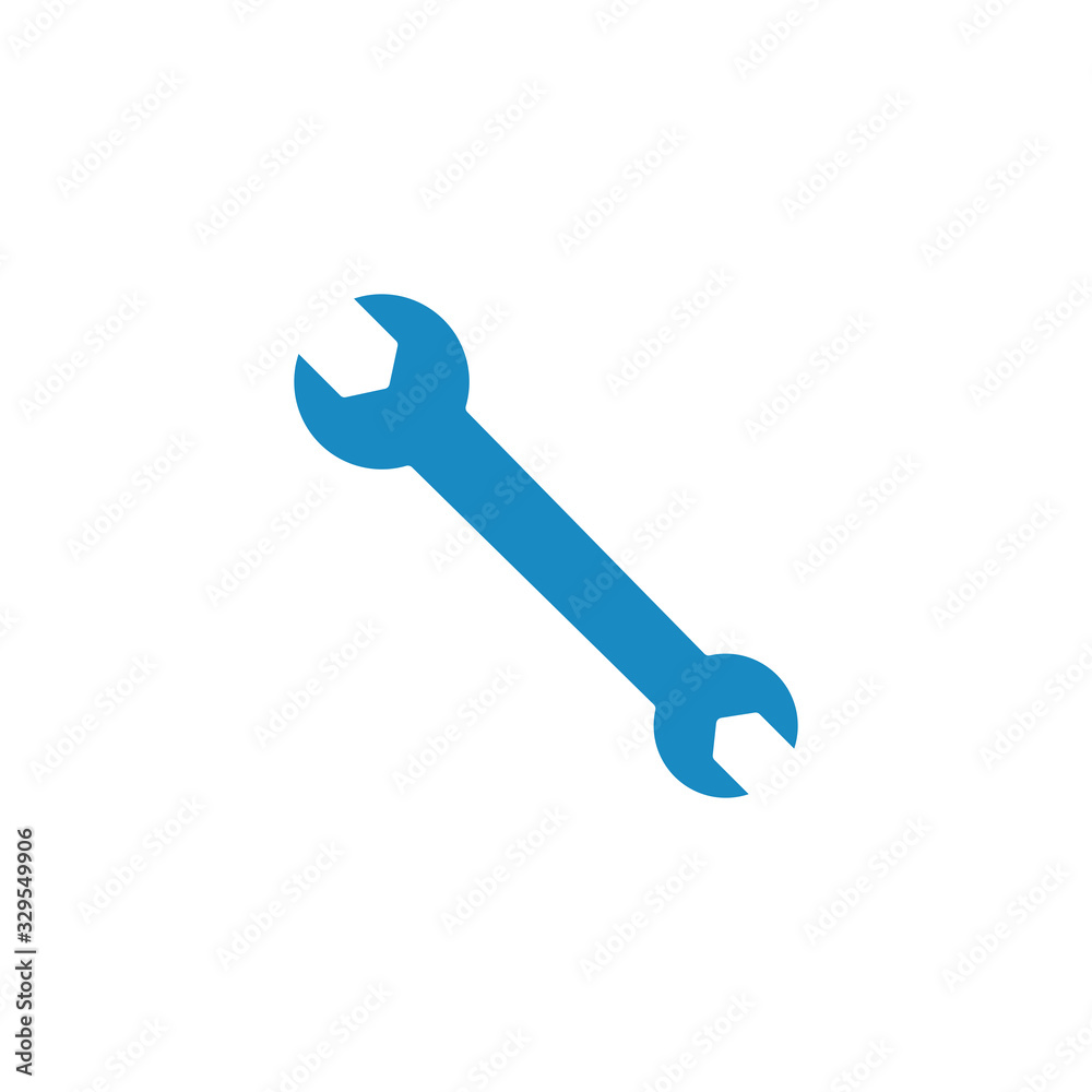 Repair service sign vector icon. Wrench icon Repair service sign vector icon. Wrench icon