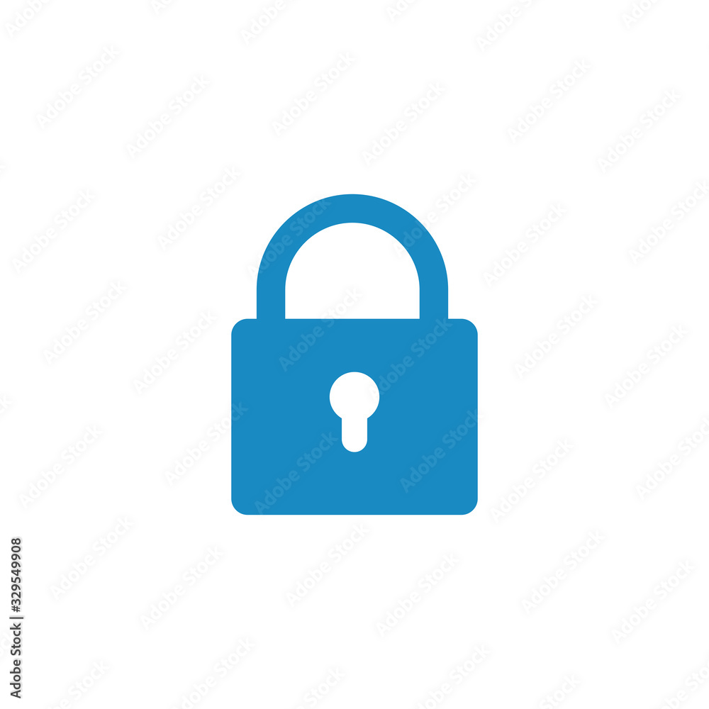 Lock vector icon, Lock symbol vector for web design Lock vector icon, Lock symbol vector for web design