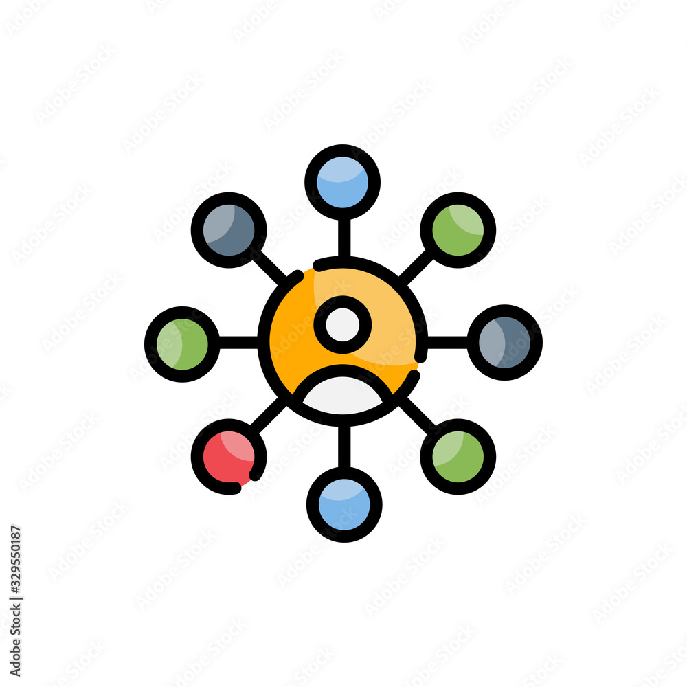 Social Community Filled Outline Icon vector illustration Social Community Filled Outline Icon vector illustration