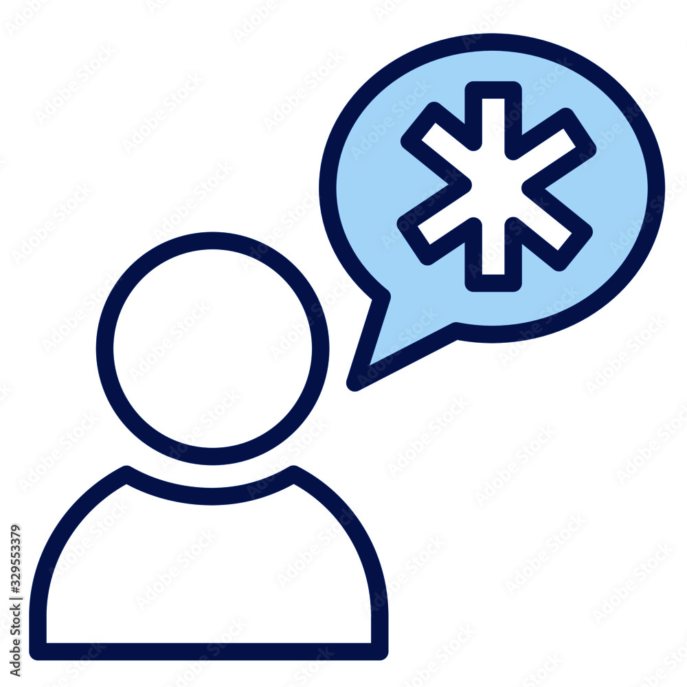 Sprechstunde Arzt Vector Icon Illustration Sprechstunde Arzt Vector Icon Illustration