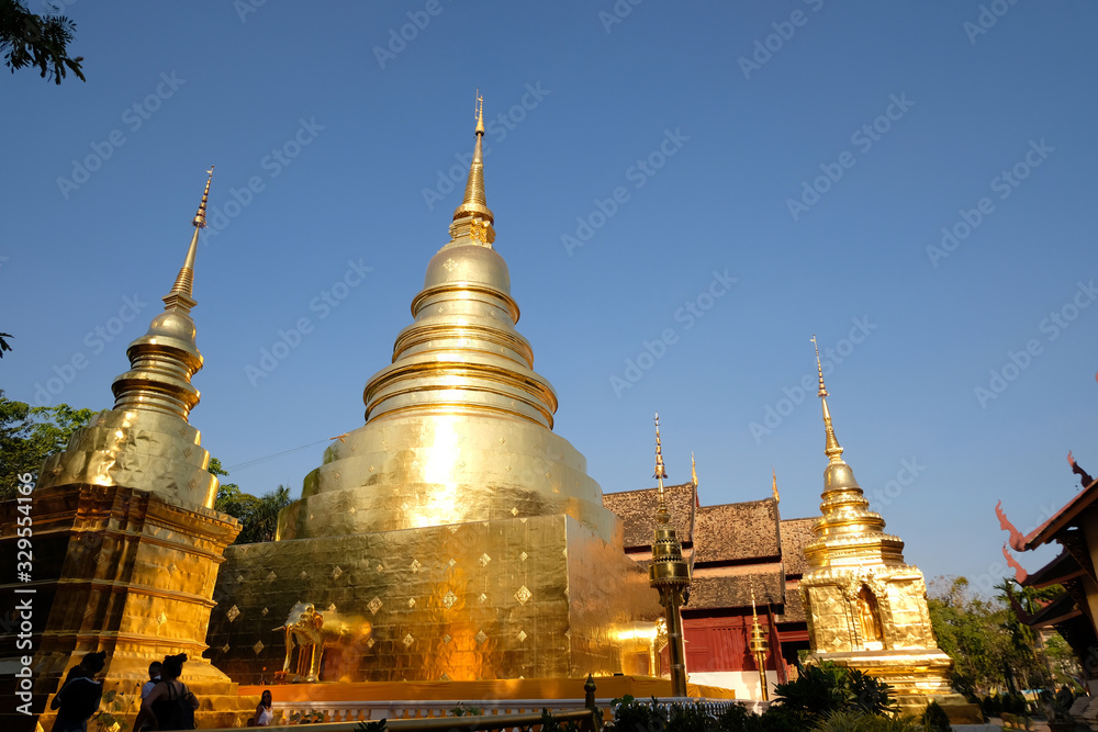 Fototapeta premium Wat Phra Singh is a Buddhist temple in Chiang Mai, northern Thailand