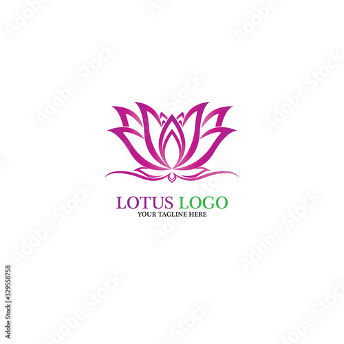 Beauty Vector lotus icon