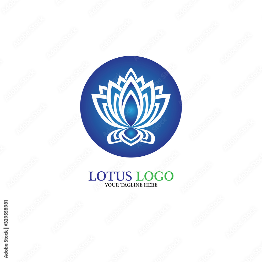 Beauty Vector lotus icon Beauty Vector lotus icon