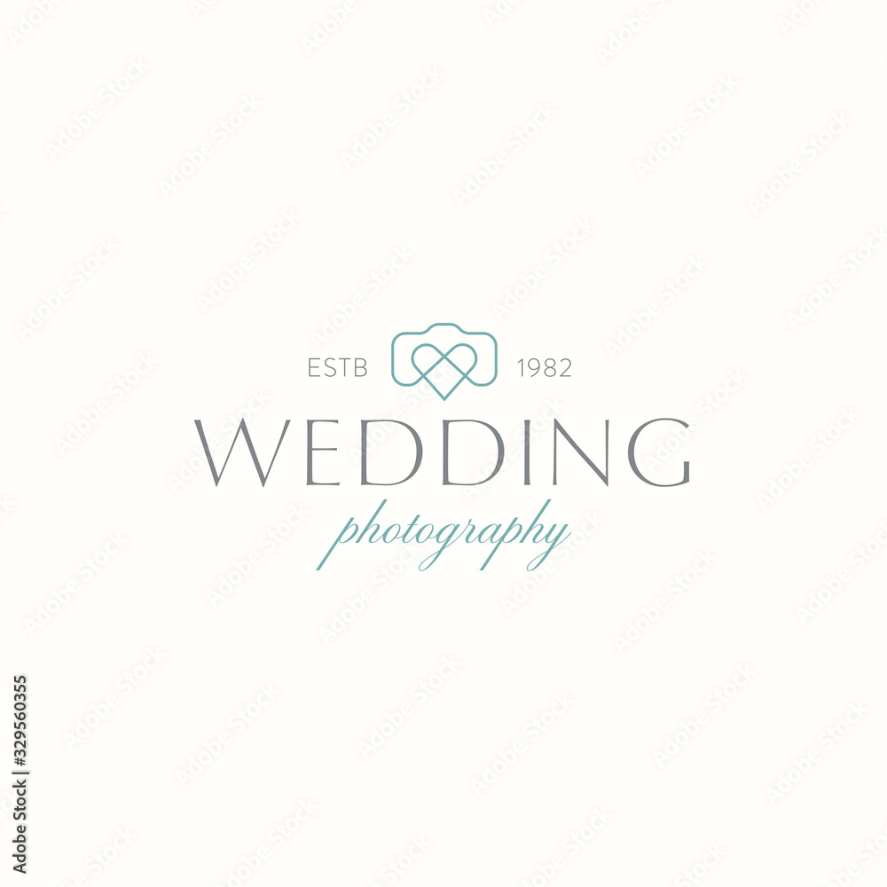 Wedding photography logo