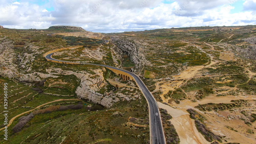 Φωτογραφία The Island of Gozo - Malta from above - aerial photography